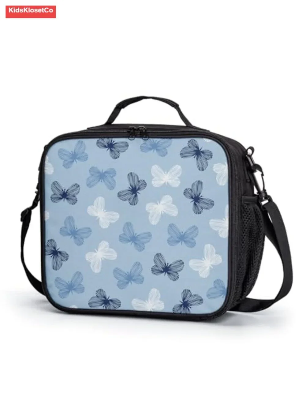 Insulated Lunch Bag with Adjustable Strap for School Picnic